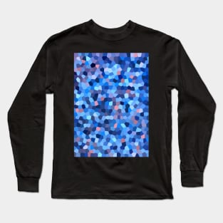 Geometric Acrylic Pour Long Sleeve T-Shirt